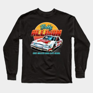 Bobby Allison 1983 Retro Long Sleeve T-Shirt